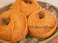 DIYShowOff Yarn Ball Pumpkin